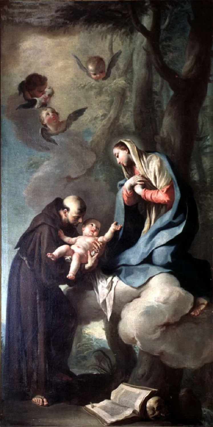 Madonna con Gesù Bambino e Sant'Antonio da Padova - Basilica di Santa Maria Assunta, Clusone, Bergamo